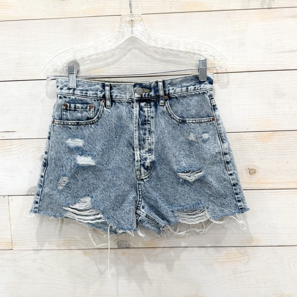 Pacsun distressed ultra high rise vintage shorts ❤️ - Picture 3 of 7